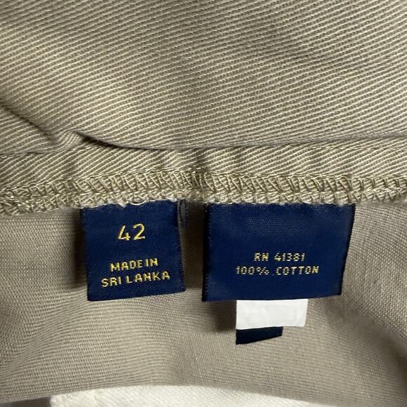 MEN'S RALPH LAUREN POLO CLASSIC CHINO BEIGE SHORTS SIZE 42 RN41381 GOLF SHORT - Picture 8 of 15